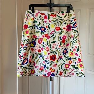 Boden Folklore Print Skirt